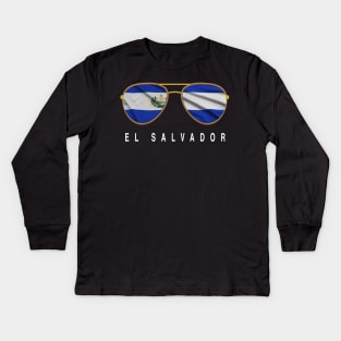 El Salvador  Sunglasses Kids Long Sleeve T-Shirt